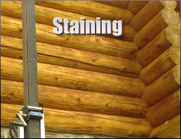  Welcome, North Carolina Log Home Staining